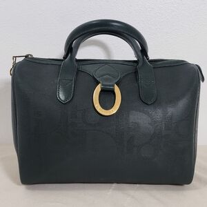 Christian Dior Trotter Monogram Embossed Boston. Original Lock & Key Included